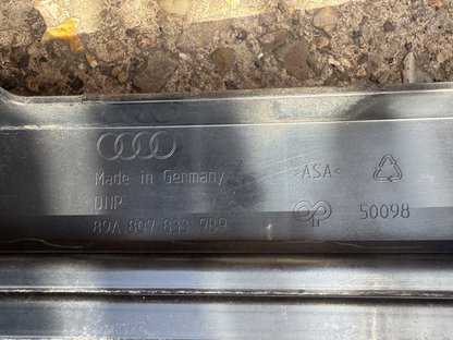 GENUINE AUDI Q4 E-TRON REAR BUMPER BLACK TRIM 2021-ON 89A807833A