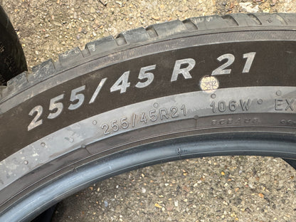 255 45 21 106W Michelin Pilot Sport EV Tyre | 255/45/21 POL Tyre | 5.5mm 2024