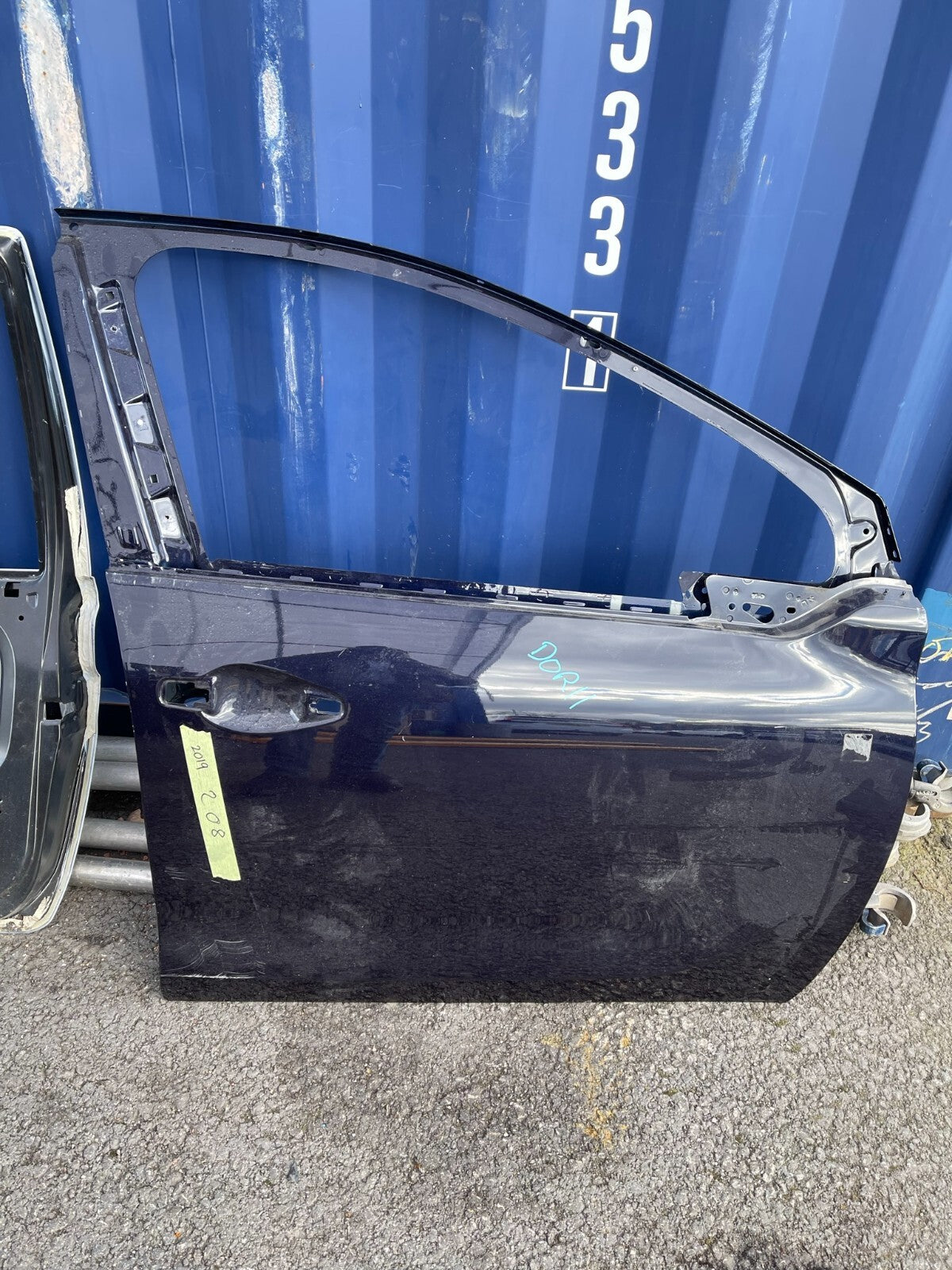 PEUGEOT 208 MK1 DOOR BARE RIGHT FRONT RIGHT 5 DOOR 9807820680 2012-2020