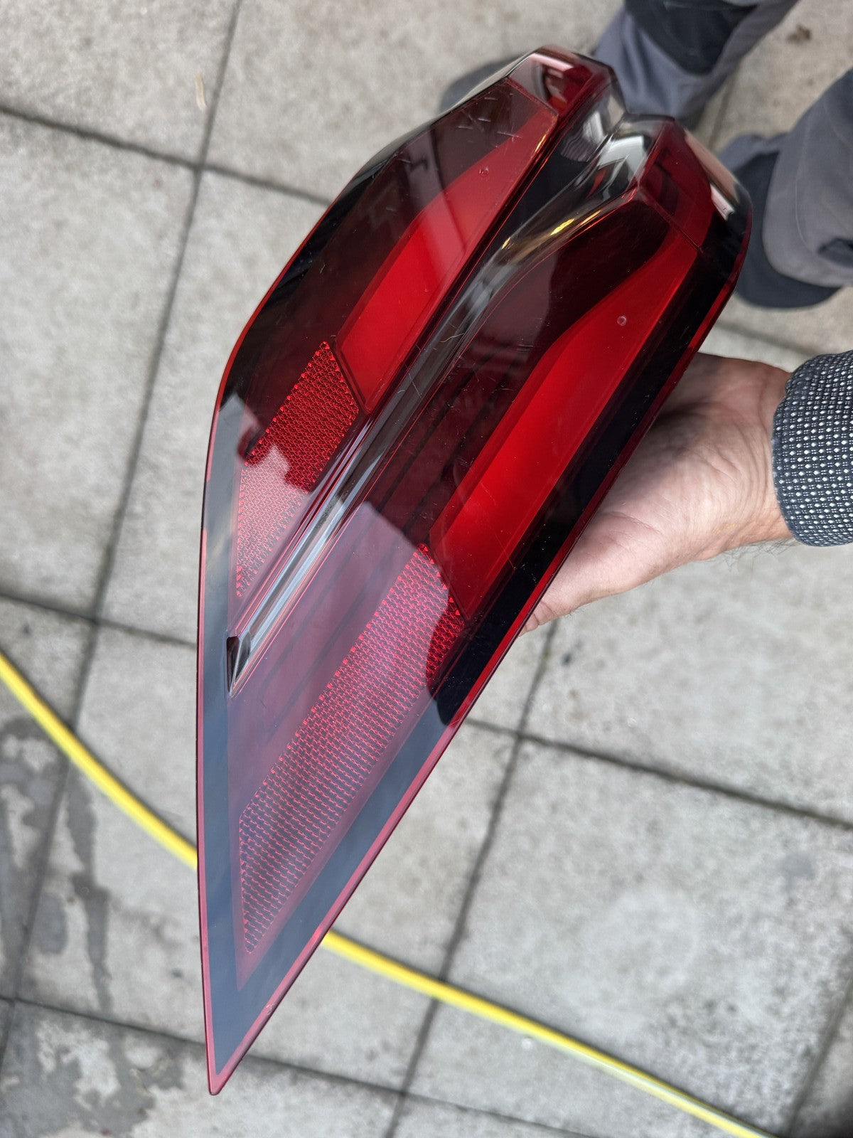 BMW 5 SERIES G60 G90 G68 2023-on LEFT OUTER REAR LIGHT SHADOW LINE 63218086051