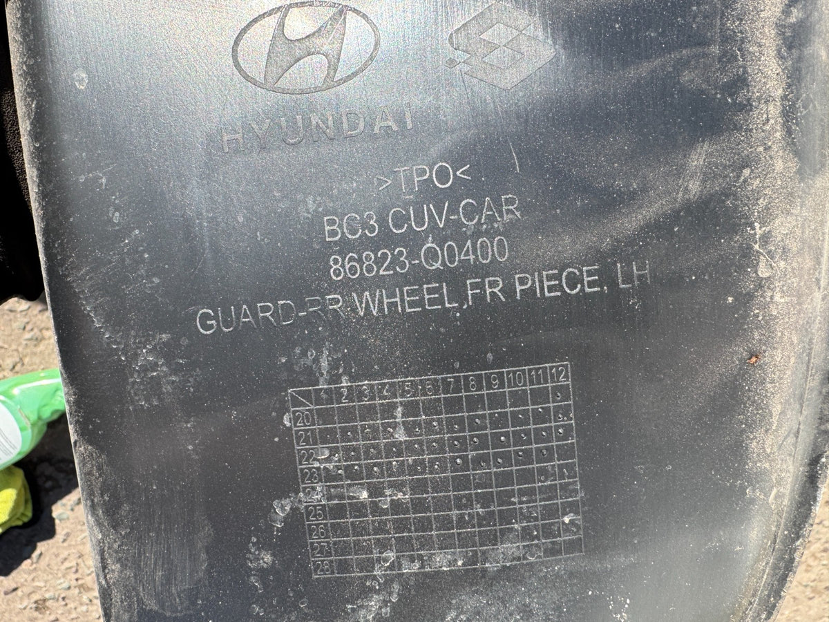 Hyundai Bayon พลาสติกซุ้มล้อหลัง ซ้าย 86821Q0400 2020 ขึ้นไป แท้