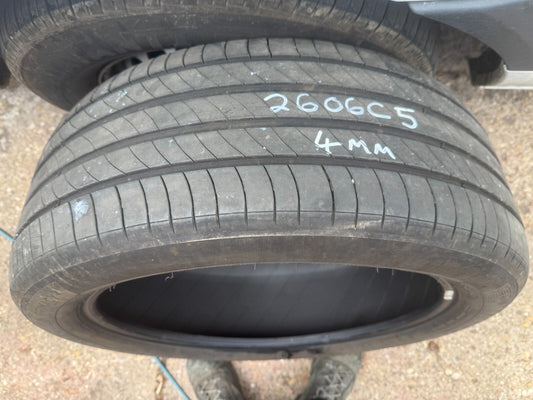1x 255 45 20 Michelin Primacy 4 105v 4mm ดอกยาง