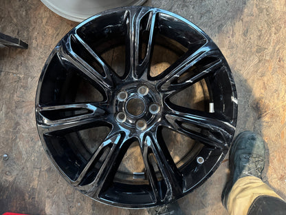 1 X Genuine 20” Original Range Rover Velar 2018 J8A21007FA Alloy Wheel Oem Black