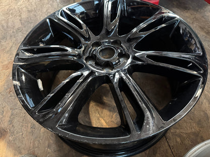 1 X Genuine 20” Original Range Rover Velar 2018 J8A21007FA Alloy Wheel Oem Black