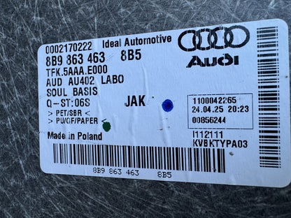 2025 AUDI A5 Boot Trunk carpet 8B9863463