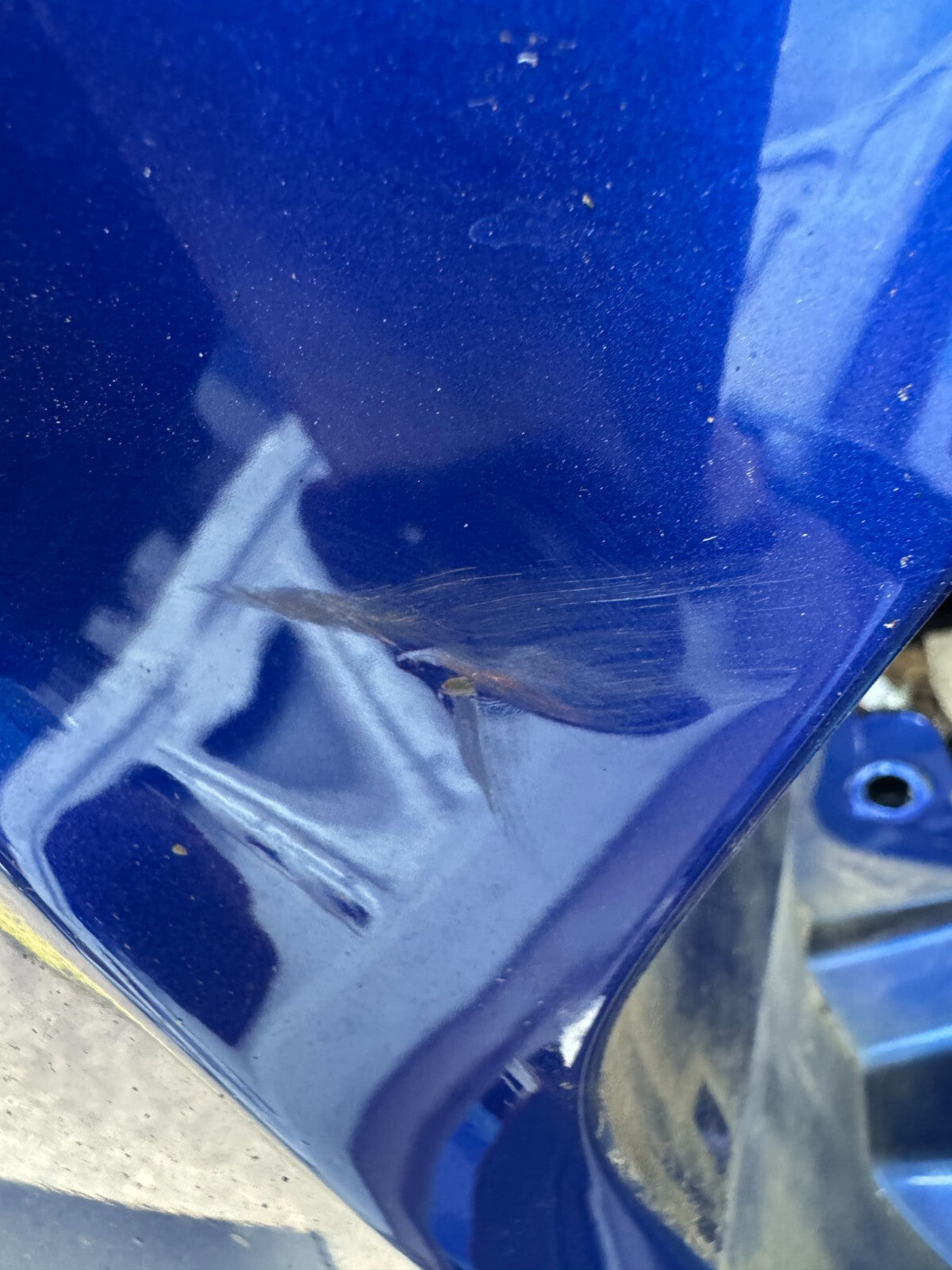 2023 Jaguar F-Pace 15-24 Red Tailgate Bare MK8340010 Scratched, small dent