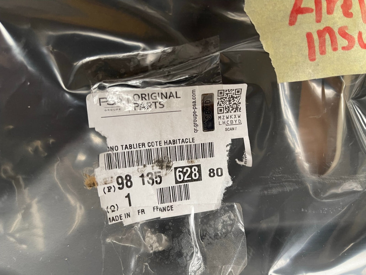 NEW GENUINE Peugeot 5008 Firewall DS SOUND PROOFING Insulation 9813562880