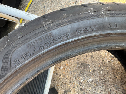 2023 GOODYEAR EAGLE F1 ASYMMETRIC 3 89Y 215 40 18 *5MM+ TANPA TAMBALAN*