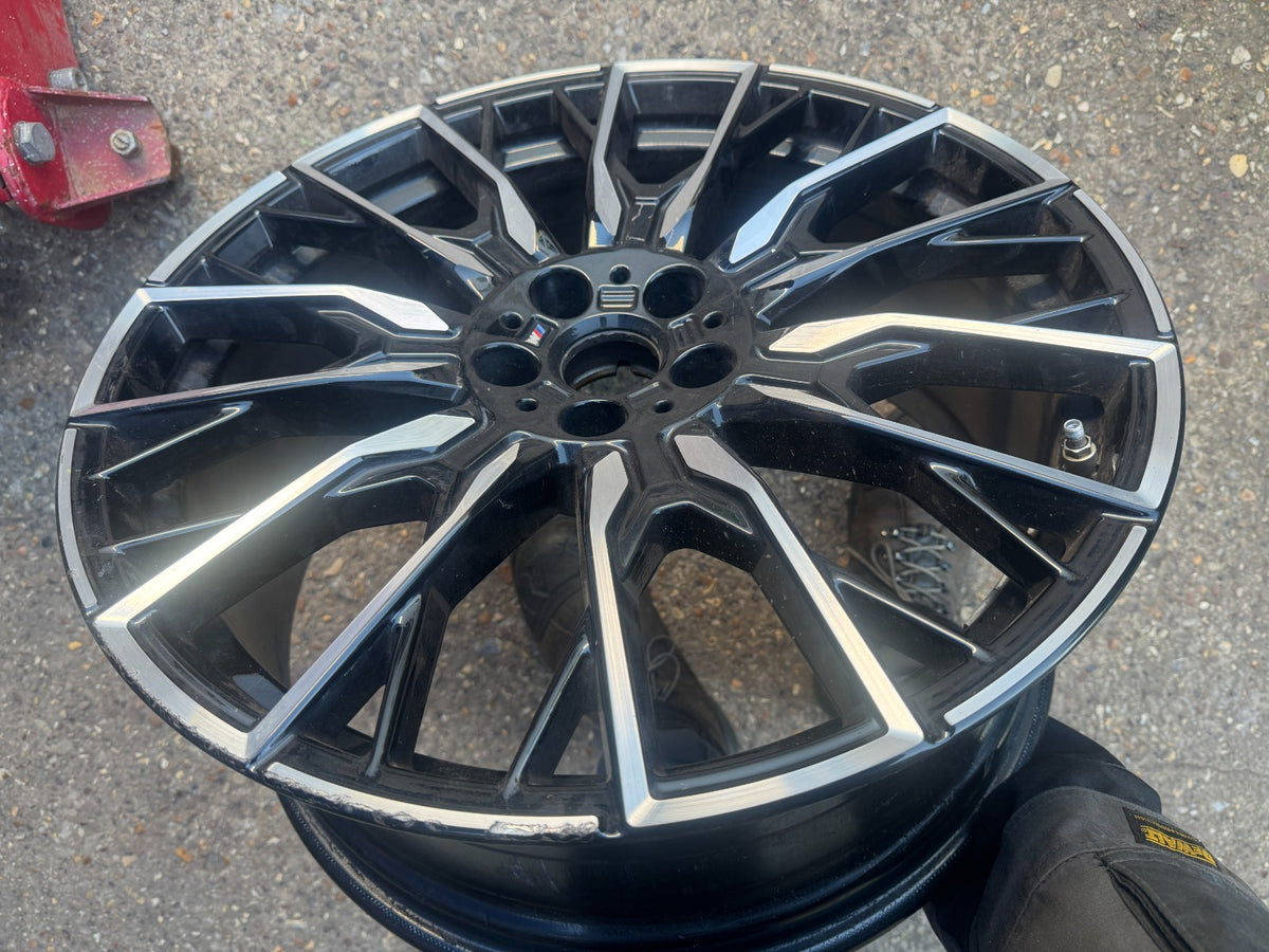 20" BMW I4 G26 Hitam 8.5J ET35 868M Rim aloi DEPAN 5A130F0 6895933