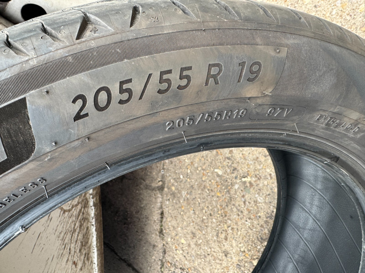 1x 205/55r19 97V XL Michelin Primacy 4 205 55 19 2055519 5mm