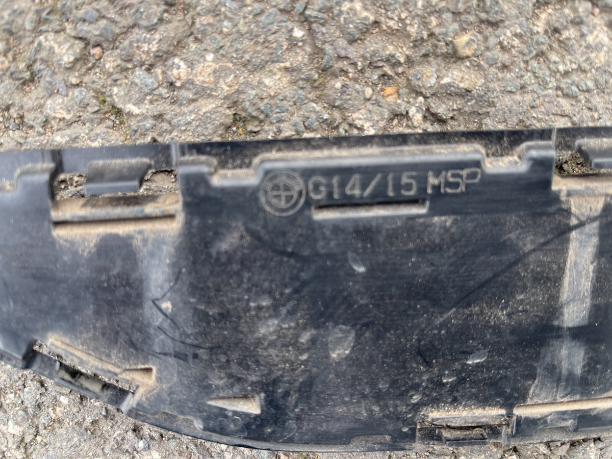 GENUINE BMW 8 CABRIO G14 M F91 LIST GRILLE BAWAH BUMPER BELAKANG 51128075282 ORIGINAL