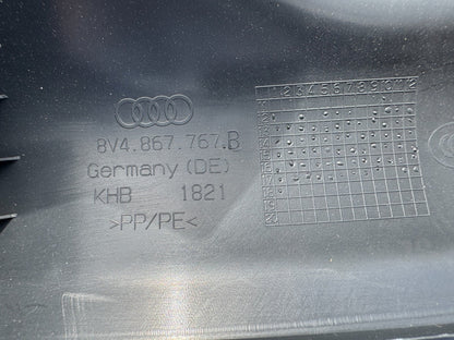Audi RS3 8V 5 Door Sportback Left Lower C Pillar Trim Black 8V4867767B