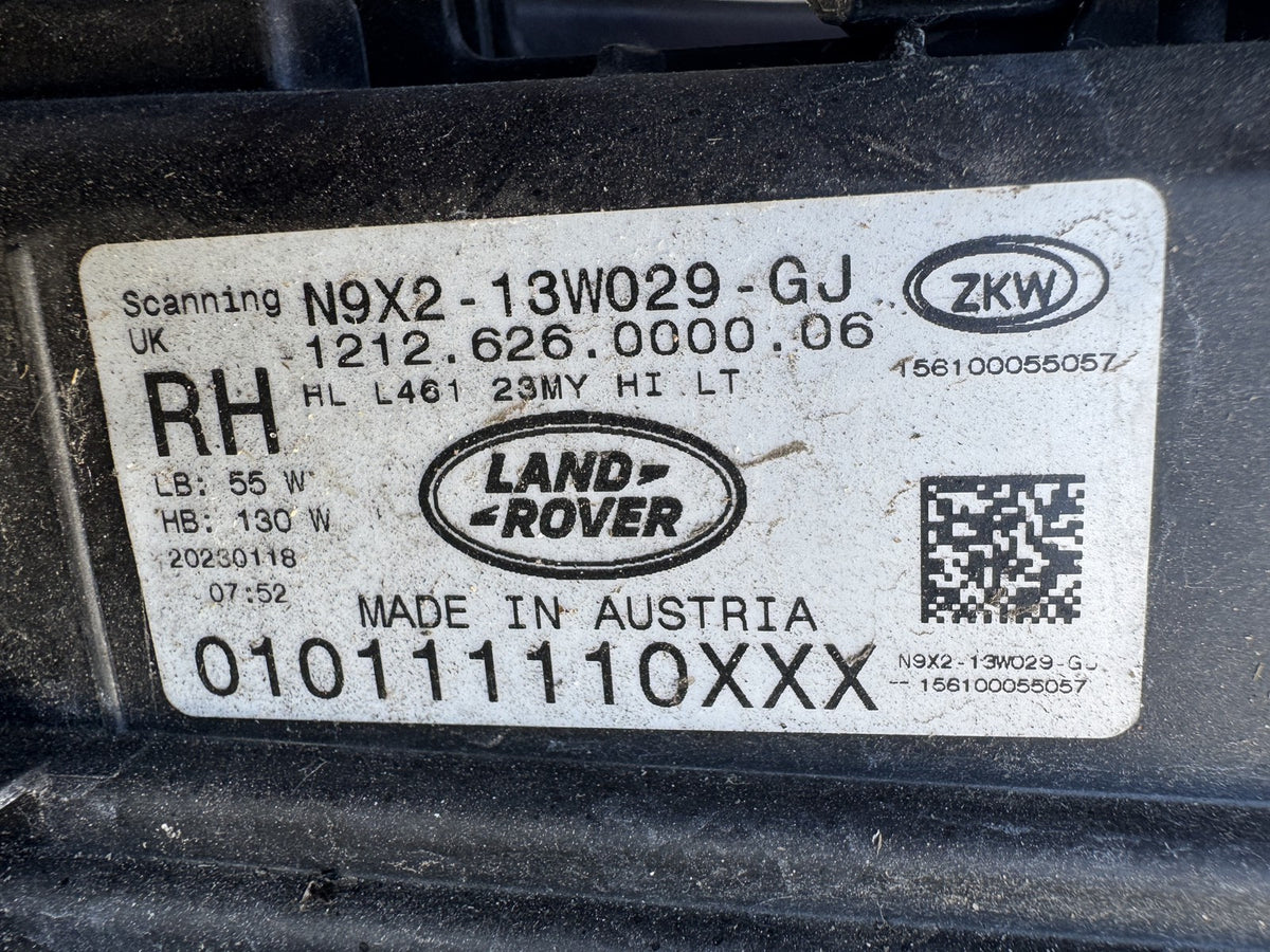 RANGE ROVER SPORT L461 4 EYES SCANNING MATRIX RIGHT HEADLIGHT N9X2-13W029-GJ