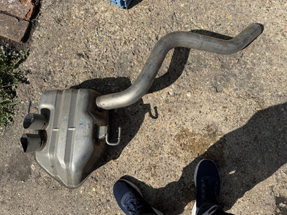 GENUINE LAND ROVER DISCOVERY SPORT L550 REAR EXHAUST SILENCER BACK BOX TWIN TIP