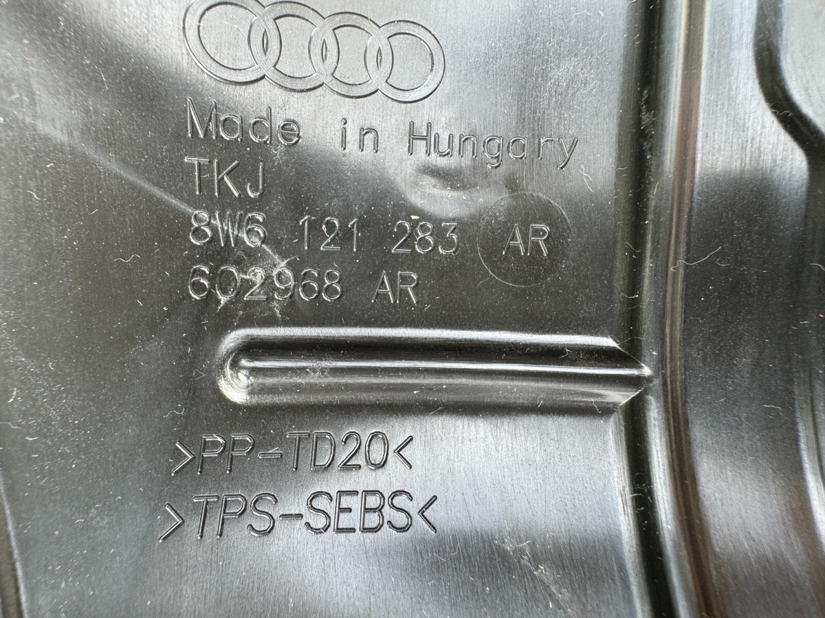 BARU AUDI A5 8W6 DEFLEKTOR PENGALIR UDARA SEBELAH KIRI RADIATOR DEPAN 8W6121283AR TULEN