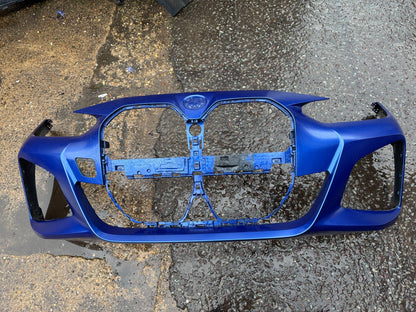 2024 (plat (25) BMW G26 4 series M Sport Bumper Depan Lecet