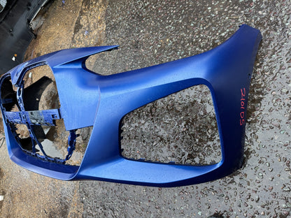 2024 (plat (25) BMW G26 4 series M Sport Bumper Depan Lecet