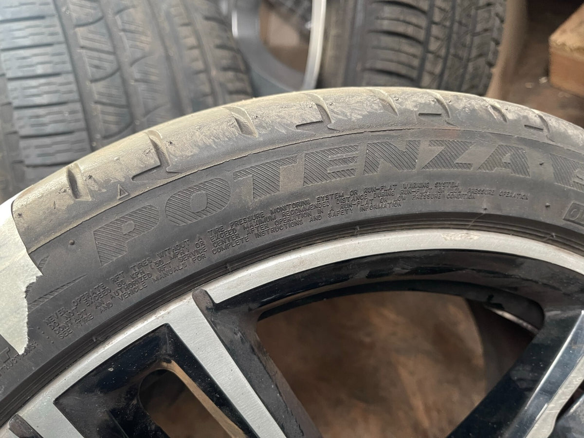 245/35x18 245 35 18 Bridgestone Potenza S001 RSC 88Y ยางเปอร์เซ็นต์ 4mm RUNFLAT