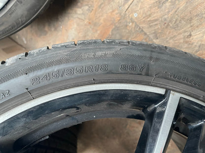 245/35x18 245 35 18 Bridgestone Potenza S001 RSC 88Y ยางเปอร์เซ็นต์ 4mm RUNFLAT