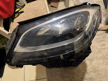 MERCEDES C-CLASS W205 LEFT HEADLIGHT A2059066702 SPARES REPAIR GOOD LENS 2014-21