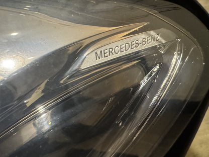 MERCEDES C-CLASS W205 LEFT HEADLIGHT A2059066702 SPARES REPAIR GOOD LENS 2014-21