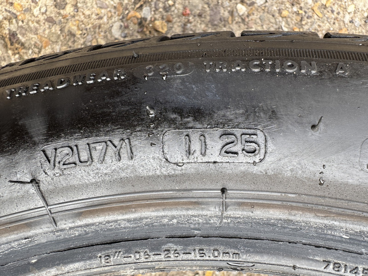 215 50 18 92W BRIDGESTONE TURANZA T005 AO 6MM DOT1125 PART WORN NO REPAIRS