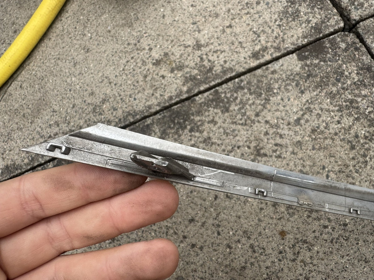 GENUINE POLESTAR 2 2020-ON REAR BUMPER CHROME TRIM BAR MOULDING RIGHT 31663661