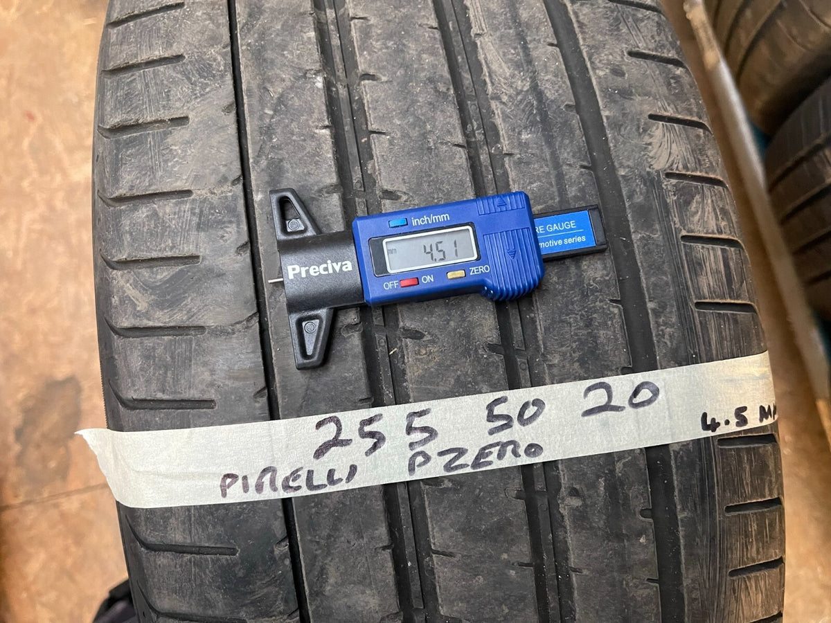 255 50 20 PIRELLI P ZERO EXTRA LOAD JLR APPROVED 4.5 MM TREAD FROM LATE 2020