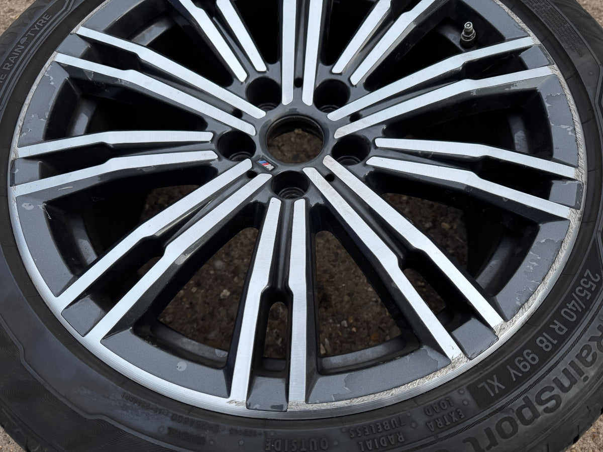 BMW 3 SERIES 2018-ON GENUINE 18" DIAMOND CUT ALLOY WHEEL 8.5J 40ET 8089891