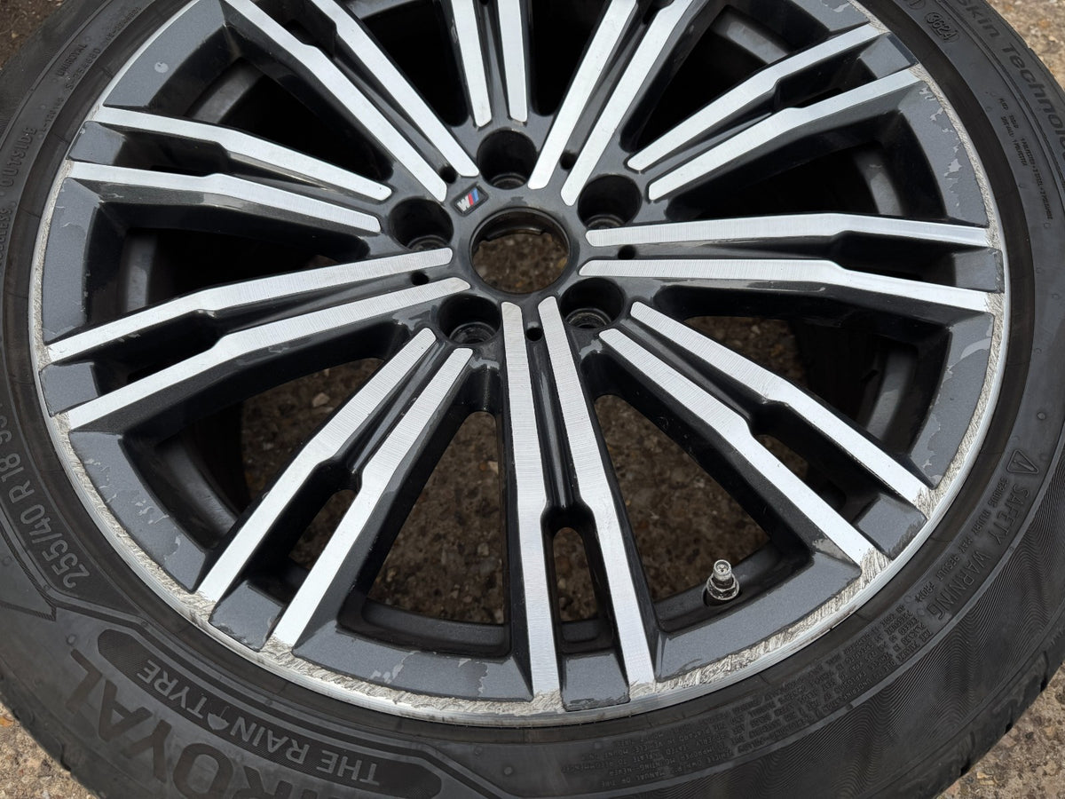 BMW 3 SERIES 2018-ON GENUINE 18" DIAMOND CUT ALLOY WHEEL 8.5J 40ET 8089891
