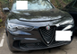 2021 ALFA ROMEO STELVIO QUADRIFOGLIO VENTED BONNET HOOD GENUINE BLACK SCRATCHED