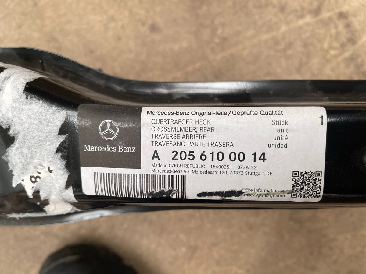 MERCEDES-BENZ C W205 Rear Cross Member Crash Bar A2056100014 NEW GENUINE