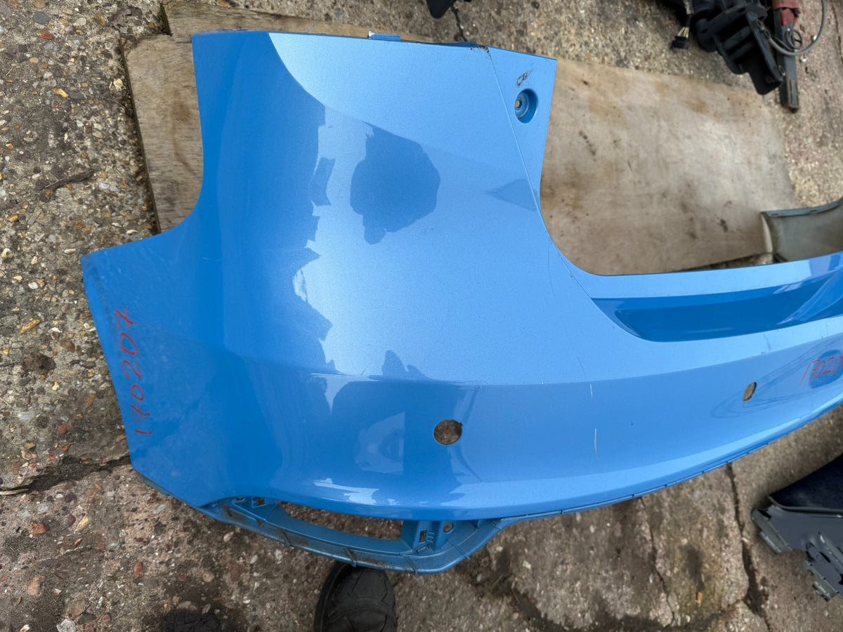 FORD FOCUS 後保桿 2014-2018 五門掀背車 藍色- 1877243