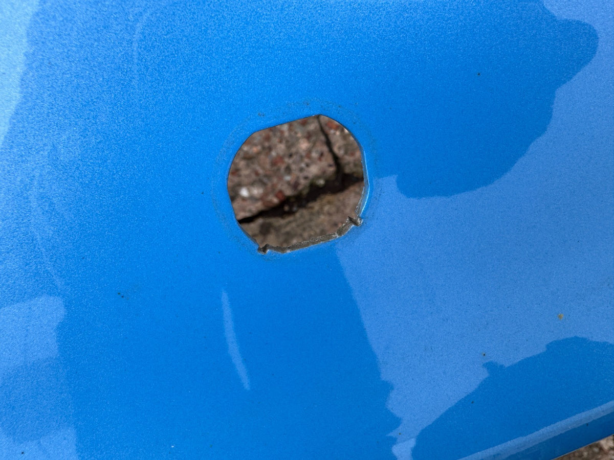 FORD FOCUS 後保桿 2014-2018 五門掀背車 藍色- 1877243