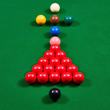 PowerGlide Snooker Ball Set 22 Balls Official Tournament Size 2 1/16 Inch 52.5mm