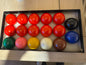 PowerGlide 1 7/8" (47.5mm) Snooker Balls – Complete 17 Piece Set