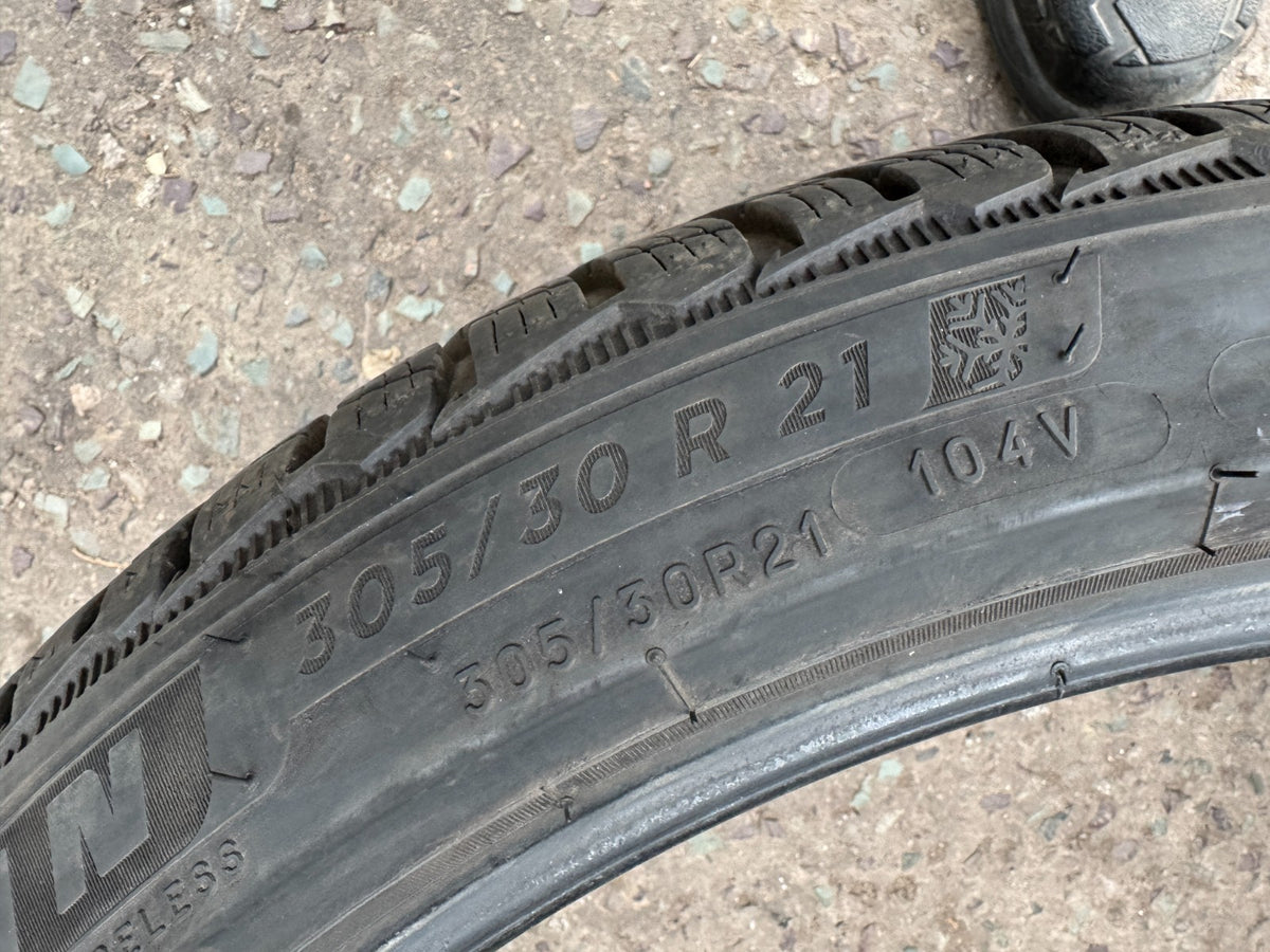 1x 305/30r21 104V XL 미쉐린 Pilot Alpin 5 305 30 21 무료 배송