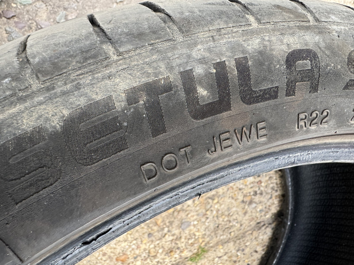 245 40 20 ROTALLA SETULA S-RACE RU01 99Y XL 4mm NO REPAIRS X2 PAIR