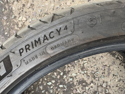 225 40 18 MICHELIN PRIMACY 4 S1 92Y XL 4.4mm NO REPAIRS 2025 TYRE X1