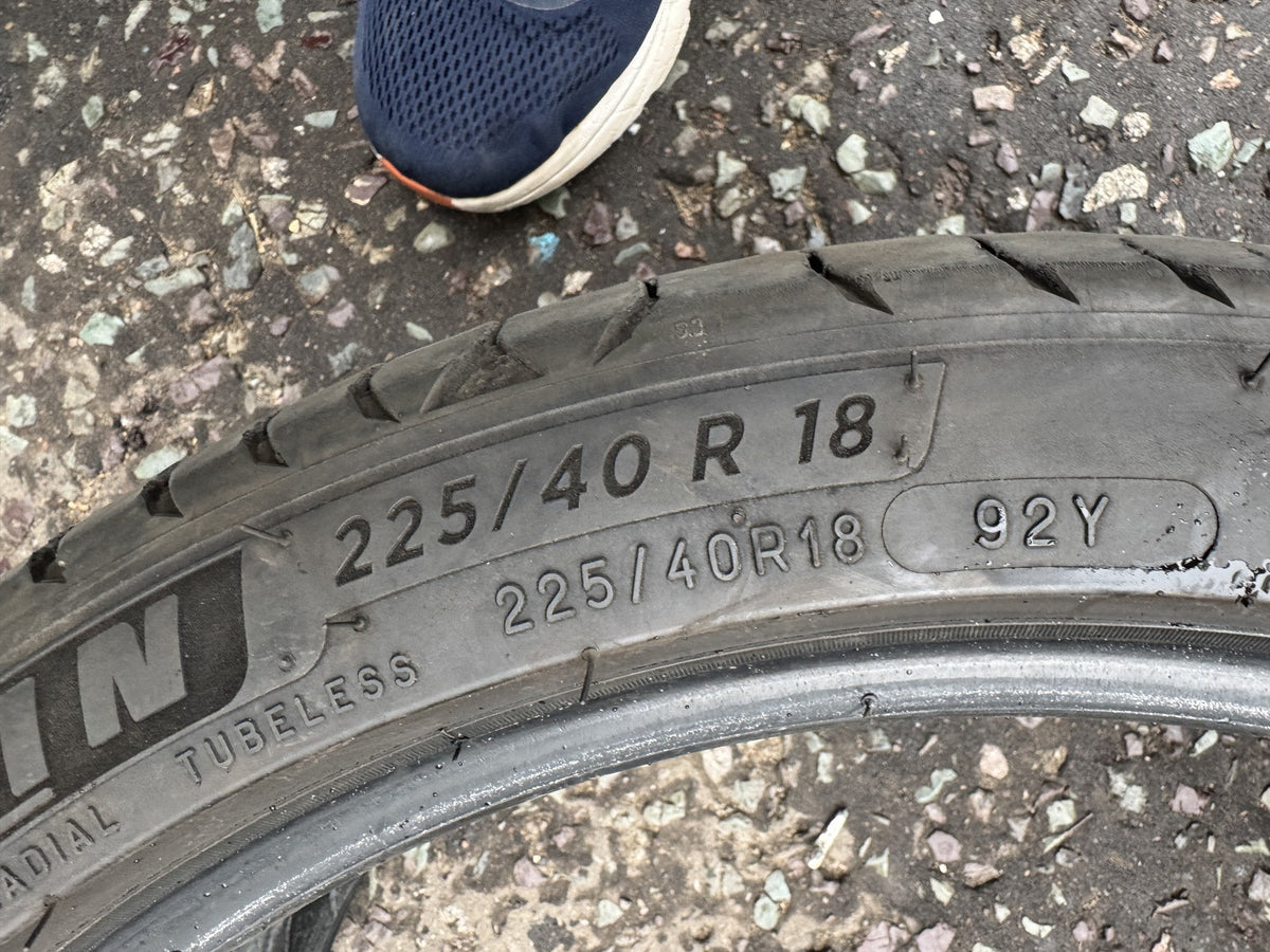 225 40 18 MICHELIN PRIMACY 4 S1 92Y XL 4.4mm NO REPAIRS 2025 TYRE X1