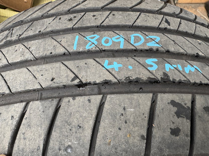 215 45 17 BRIDGESTONE TURANZA ECO ENLITEN 91V 4.5mm NO REPAIRS 2025 TYRE X1