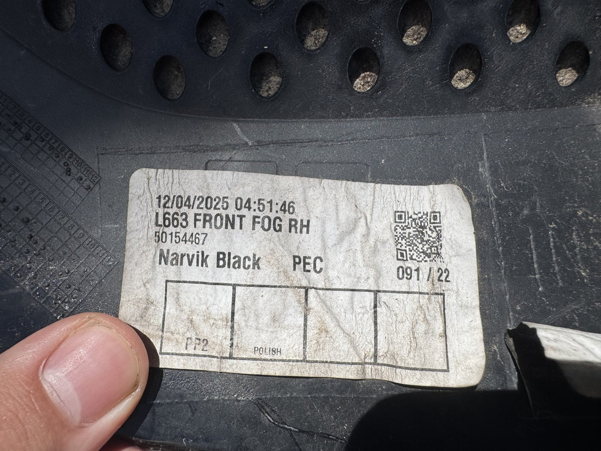 Land Rover Defender L663 Front Right Fog Light Surround Grille L8B2-15B216-A
