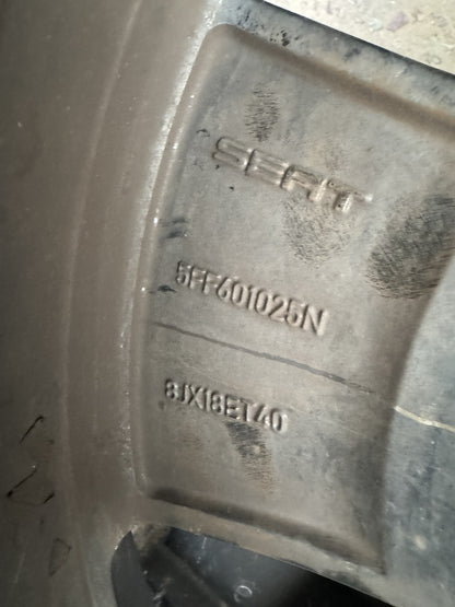 Cupra Formentor 18in Alloy Wheel 8Jx18 ET40 5x112 Kerbed 5FF601025N NO TYRE