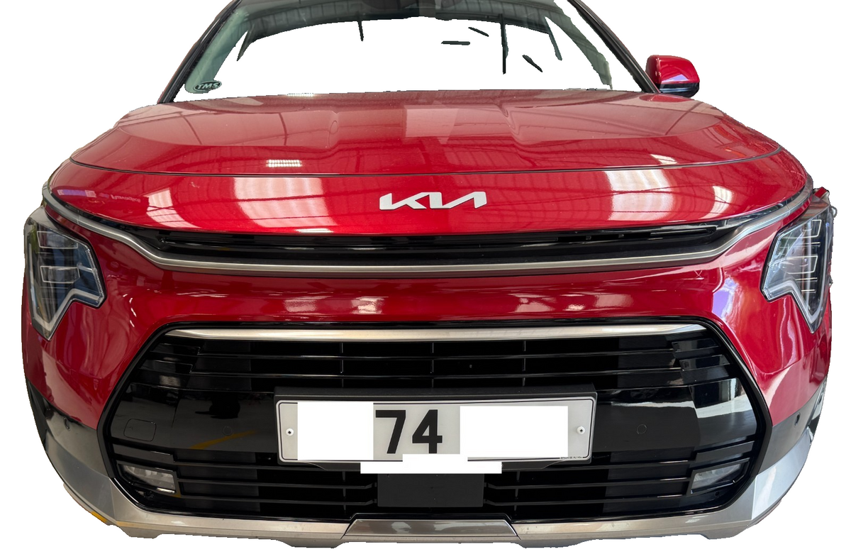 KIA NIRO SG2 2022-2025 FRONT RIGHT WING FENDER RED DAMAGED SILL CORNER 2024 CAR