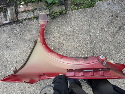 KIA NIRO SG2 2022-2025 FRONT RIGHT WING FENDER RED DAMAGED SILL CORNER 2024 CAR