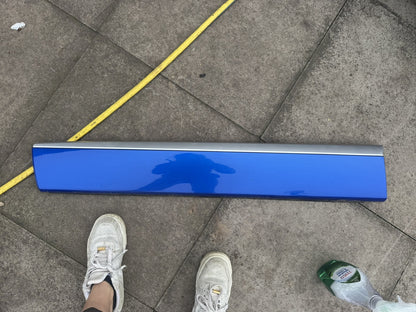 Jaguar F-Pace X761 Front Left Door Cladding Moulding SVO Blue HK8M-21065-ABW