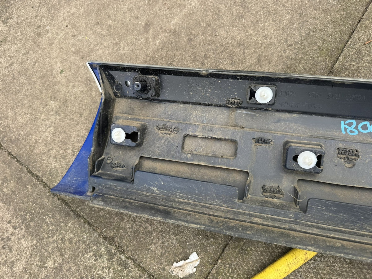 Jaguar F-Pace X761 Front Left Door Cladding Moulding SVO Blue HK8M-21065-ABW