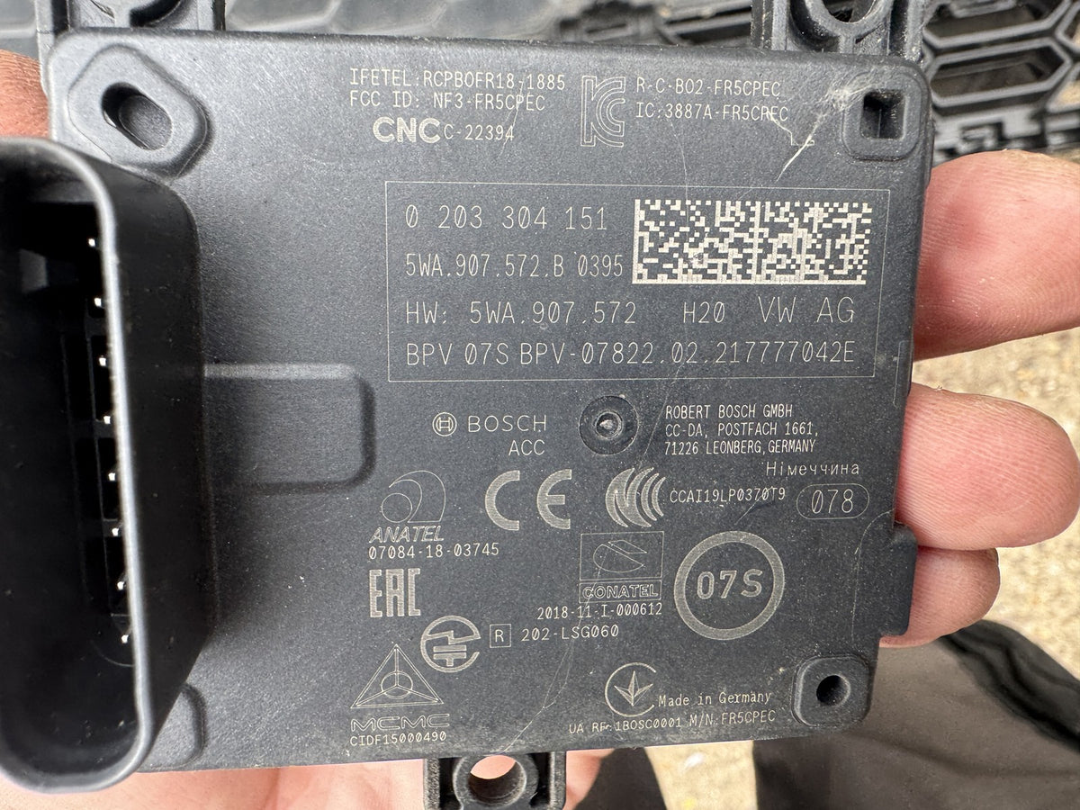 Audi A3 8Y 2021-2024 Εμπρός Αισθητήρας Απόστασης Ραντάρ ACC Bosch 5WA907572B