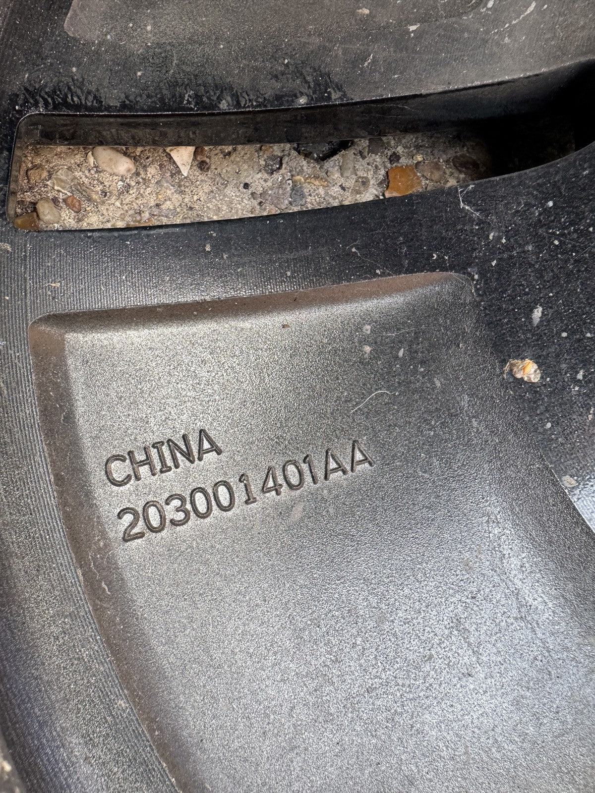 Jaecoo 5 18in 7.5J ET47 5x108 ダイヤモンドカット アルミホイール 傷あり 203001401AA