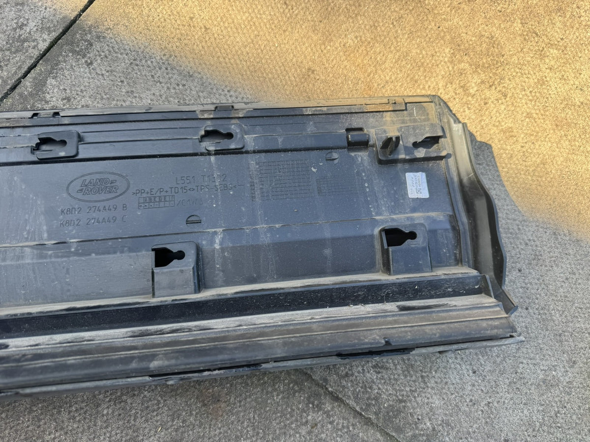 Range Rover Evoque L551 2020-2025 Baguette de Portière Arrière Gauche K8D2-274A49-B